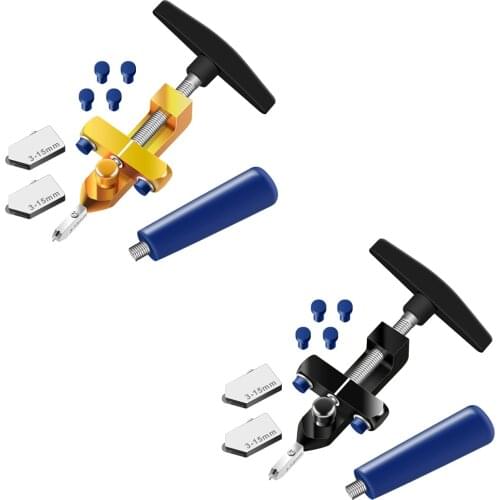 8pcs Glass Opener Aluminum Alloy Glide Tile Tool 3-15mm 2-in-1 Portable Ceramic Accessory Cutter Tool