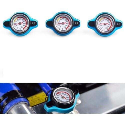 Car Thermostatic Gauge Radiator Cap Tank Cover Water Temperature Gauge Utility Safe 0.9bar/1.1bar/1.3bar Thermost Gauge Radiator