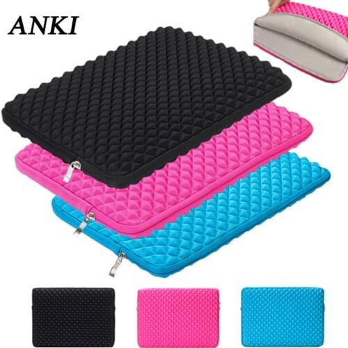 ANKI shockproof Sleeve Notebook Case 15.6 15 for Dell Samsung Macbook Air Retina Pro 11 12 13 15.4 cover women men Laptop Bag