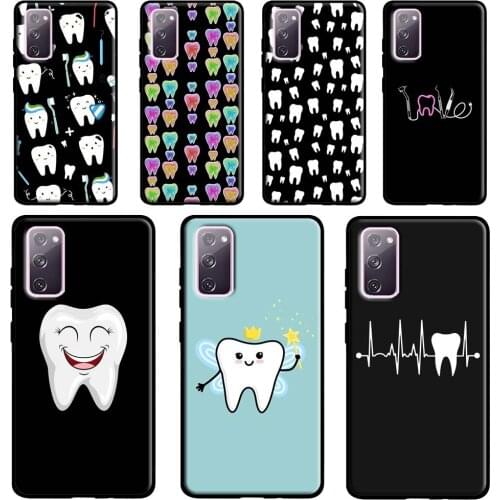 Dentist Dental Teeth Tooth Doctor Case For Samsung Galaxy S20 FE S21 Ultra Note 20 Note9 Note10 S8 S10 S9 Plus S10e Coque
