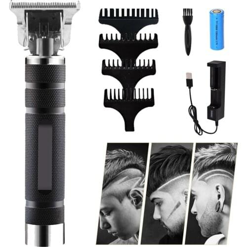 Electric Cordless Trimming Hair Clipper Carving Electric Clippers Charging Buddha Head Hair Clipper Beard Shave Trimmer Styling
