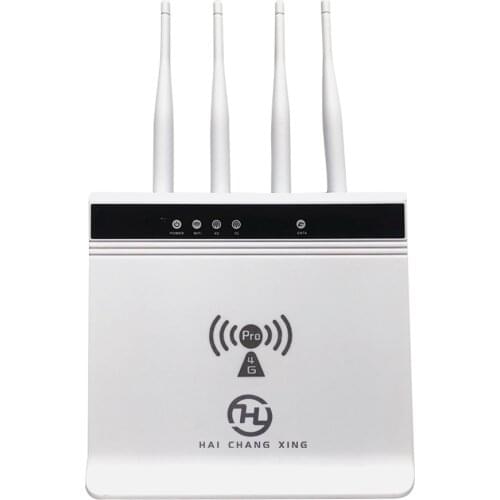 HCX H822 300Mbps 4 Lan Port Hot Sale Pocket Wifi Lte SIM Card Modem 4G Router with Factory Prices Modem 4G Wifi Router SIM Card