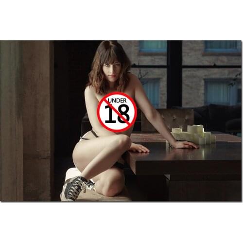 Beautiful Lady Sexy Model Photo Wall Art Posters and Prints Modern Unframed Canvas Painting for Living Room Decor