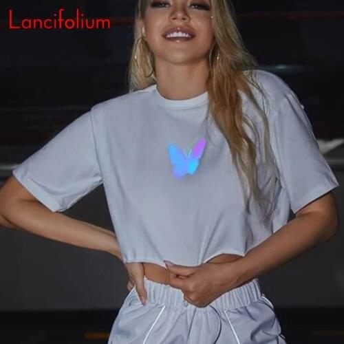 Женские свободные футболки Lancifolium China At AliExpress