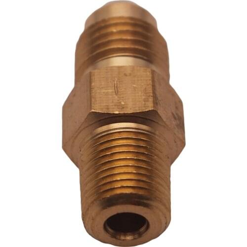 Brass Fitting Oil Gas Adapter -4 4AN To 1/8" NPT Adaptor For Most Fluid