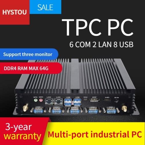 Mini Pc Gaming Computer Industrial Pc i7 8565U i5 8265U i3 8145U dual DDR4 HD EDP @60HZ support 3 display SIM Port pc type-c