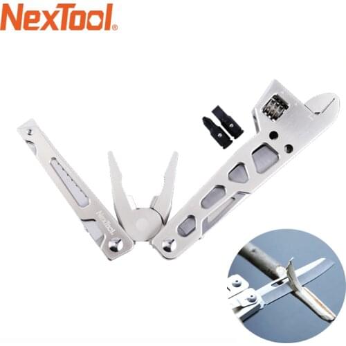 Nextool Knife 9 IN 1 Multi-Function Wrench Folding Knife Stainless Steel Knife Pliers Tools for Outdoor Camping Portable Knife
