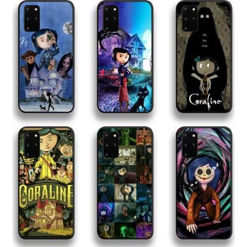 Cartoon Coraline Phone Case For Samsung Galaxy S20 FE plus Ultra S6 S7 edge S8 S9 plus S10 5G lite 2020