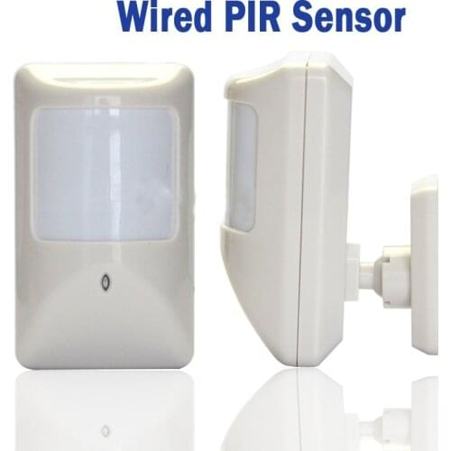 Wired PIR Motion Detector Sensor For Home GSM Alarm System Security Protecion Free Drop Shipping Wholesale