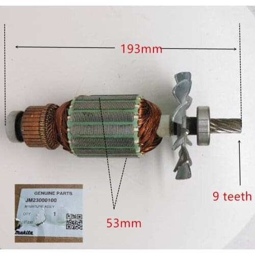 ARMATURE 220V Rotor JM23000100 For Makita M2300B MT230 M243 LS1017L MLS100