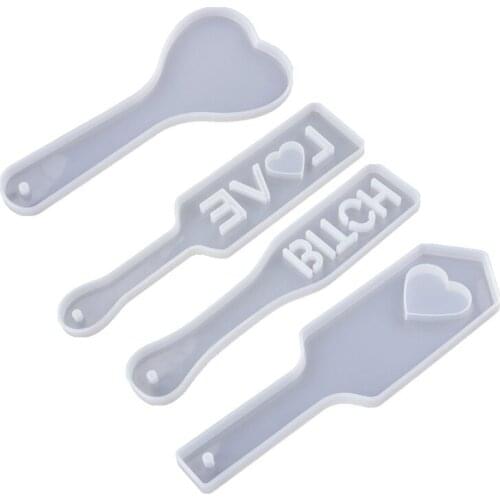 Handmade Paddles Resin Casting Mold Slap Paddles Silicone Pad Resin Mold Service Plate Pat Tray Resin Mold Art Crafts