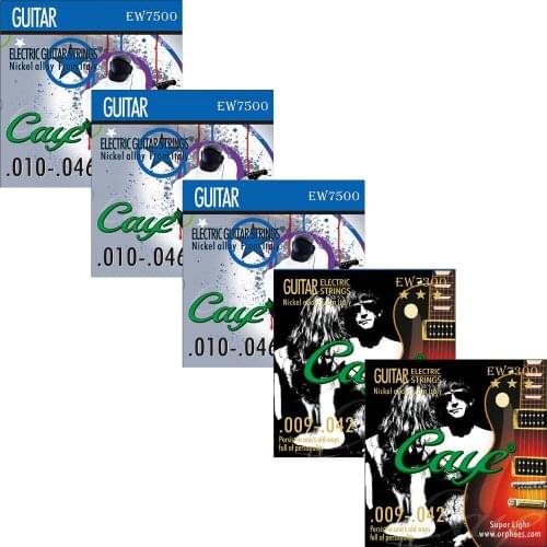 5 Sets Orphee EW7600 Medium 011-050 Stainless Steel Nickel Alloy Electric Guitar Strings