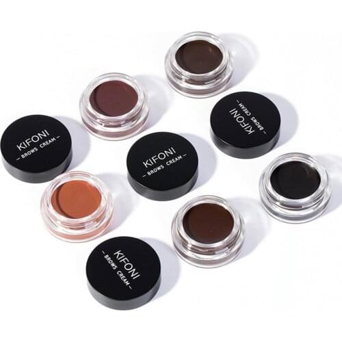 5 Colors Eyebrow Tint Makeup Waterproof Eyebrow Pomade Gel Enhancer Cosmetic Professional Eye Makeup Eye Brow Cream With Brush