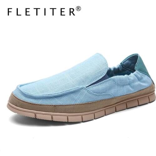 Vulcanize Shoes Men Loafers Fashion Sneakers Mens Breathable Slip on Canvas Casual Shoes Male Footwear Tenis Chaussure Homme