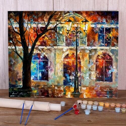 Windows With Memories Painting By Numbers Set Acrylic Paints 50*70 Picture By Numbers Photo Home Decor Crafts For Handiwork