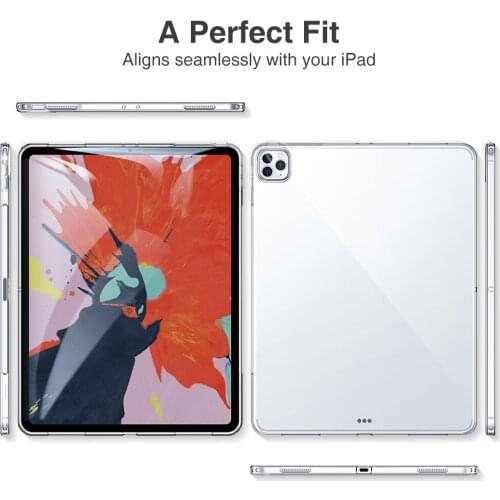 Suitable for iPad Air 4 2020 Protective Shell Shockproof Transparent Protective Shell iPad Pro 11 12.9 2020 Air 4 Silicone Cover