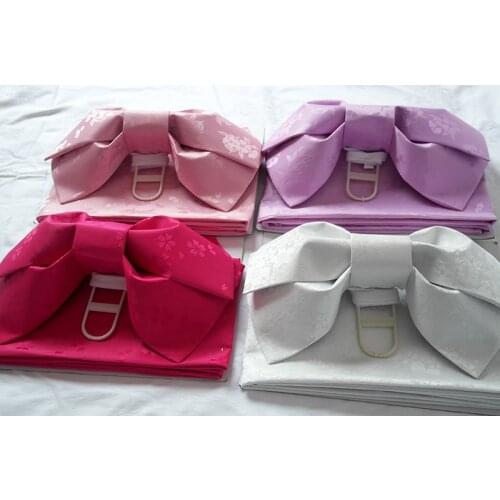 Japanese Kimono Obi Women Solid Yukata Belt Classic Geisha Kimonos Waist Belt Sweet Dressing Bow Tie Setting Belt