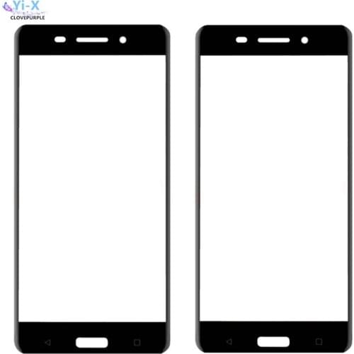 10pcs/lot New Touch screen Panel For Nokia 6 six N6 Front Outer Glass Top Lens Touch Screen Panel Replacement Parts