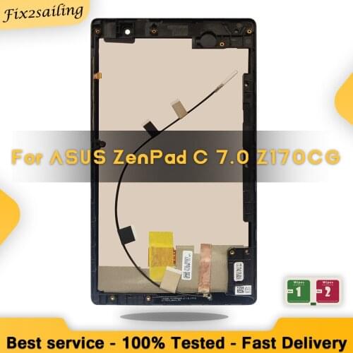 100%Tested 7" LCD For ASUS ZenPad C 7.0 Z170 Z170CG P01Y P01Z LCD Display with Touch Screen Digitizer Assembly For Z170CG lcd