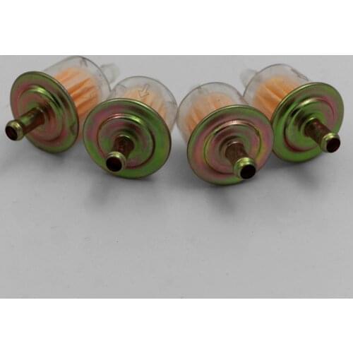 4pcs Fit For Suzuki Pit Dirt Bike Motorcycle Round Plastic Gas Fuel Filter
