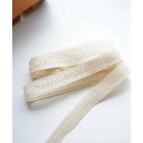 5 Meters High Quality Lace Ribbon DIY Embroidered Net Fresh Green Flower Lace Trim Fabric Ribbons For Sewing Decoration