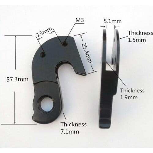 5pcs Bicycle rear Derailleur hanger mtb road alloy dropout for CANNONDALE CAAD2 3 4 5 6 7 Six 13 Road CANNONDALE hanger extender