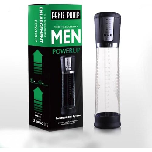 Automatic Penis Pump USB Rechargeable Penis Enlargement Enlarger Extender Vacuum Pump Male Erection Trainer Sex Toy for Men