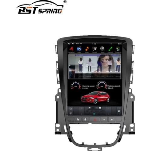 Bosstar 10.4 inch tesla screen car dvd gps navigation system for Opel Astra J 2009 -2015 car multimedia player stereo PX6 6 core