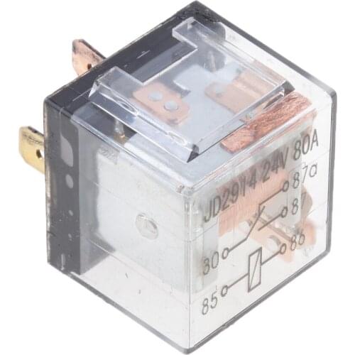 Automotive Truck Relay 24V 80Amp Change Over 5 Pin Resistor Protected