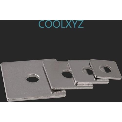 White zinc square washer / square gasket M3-M16 5Pcs