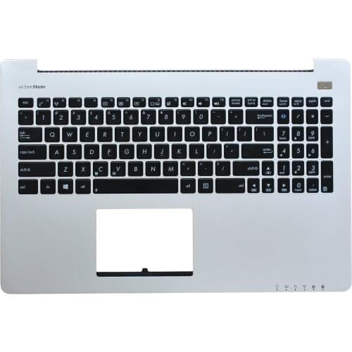 New US Silver Laptop C Cover with Keyboard for Asus S500 S500CA S500C