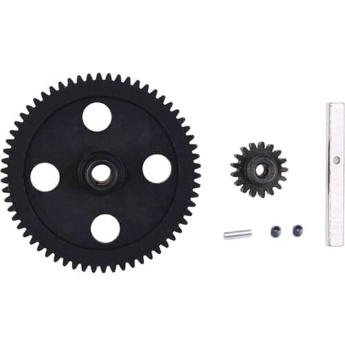 Diff Main Gear 62T Reduction Gear Metal Spur Gear Upgraded Parts For Wltoys 12428 12423 112 RC Car Crawler Short Attractively