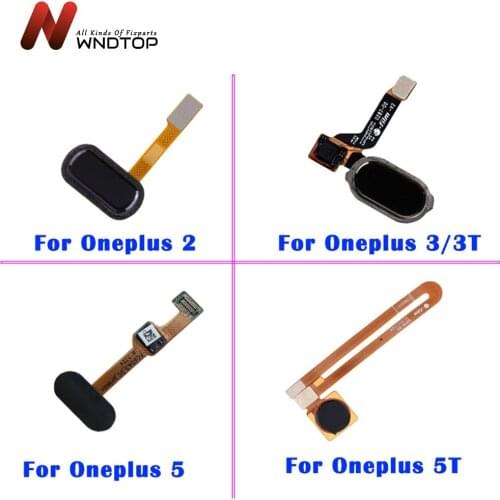 For Oneplus 2 3 3 5 5T 6 Fingerprint Flex Cable 1+3 6 for Oneplus 5 5T Home Button Sensor Scanner Flex Cable Phone Replacement