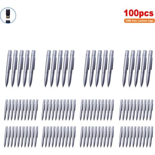 100pcs logo free usb 2.0 pendrive usb flash drive 8GB 16GB 32GB 64GB flash usb stick 128GB memoria usb pen drive cle usb gift