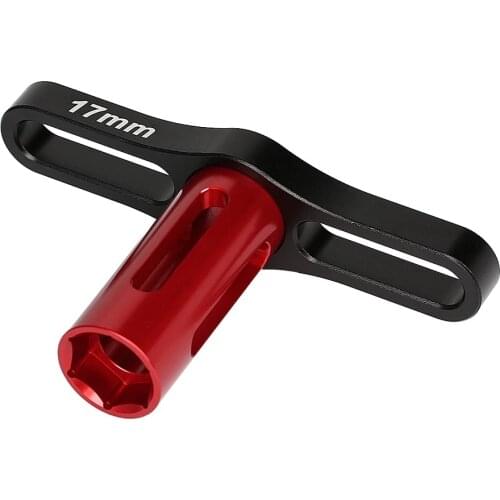 HOT Sale XZH Wheel HEX Nuts Sleeve Wrench 17mm Metal Tools RC Car 1/8 Black&Red