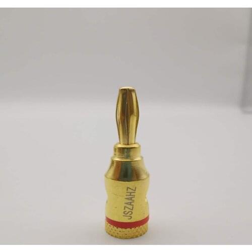 JSZAAHZ Banana plugs gold Plate 4mm Speaker banana plugs