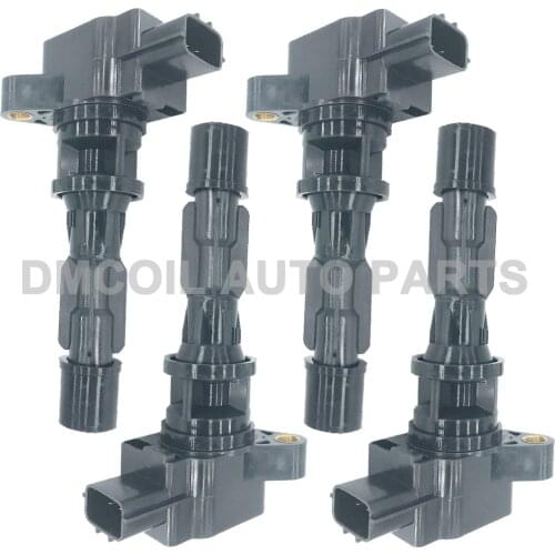 4 PCS HIGH Q IGNITION COIL FOR MAZDA 3 5 6 CX-7 MX-5 III 1.8L 2.0L 2.3L TURBO 2.5L (2002-) 6M8G-12A366 L3G218100B LFB618100C