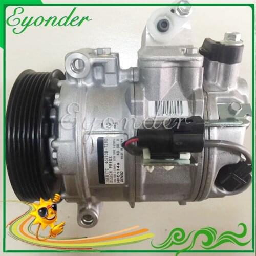 A/C Air Conditioning Cooling Pump Compressor for Jaguar XJ X350 X358 2.7 AJD 6W93-19D629-AB 447180-7921 447180-7920 447180-7922