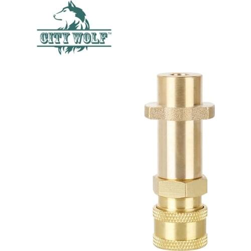 High pressure washer brass foam lance connector karcher adaptor with G1/4 quick joint in one piece cleaning tool City Wolf