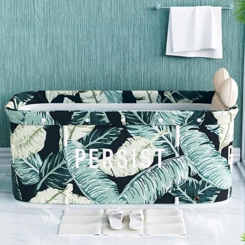 120 X 55 X 50 cm Bath Bathtub Set PVC Portable Folding Tub Bucket Kit For Adult Family Beauty Spa Bathtub Baby Bath Tub