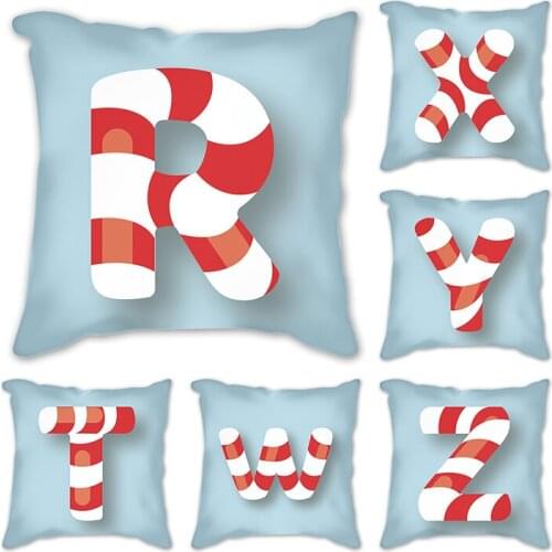 Pillowcase linen Letters Decorative Pillows Cushion Cover 45x45 Polyester Pillow Cases Throw pillow Home Decor Sofa Living Room