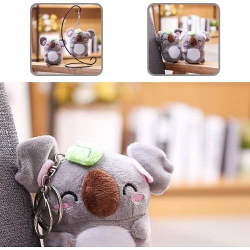 Small Size Non-deforming Vivid Koala Plush Pendant Furry Bag Pendant Funny for Decoration