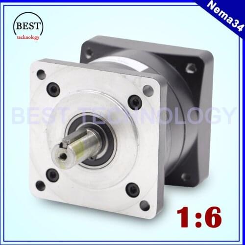 Nema34 Motor Planetary Reduction Ratio 1:6 planet gearbox 86mm motor speed reducer, High Torque high quality