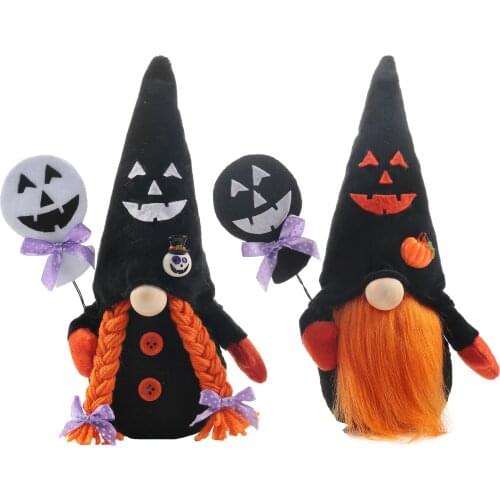New Halloween Dwarf Desktop gifts home Decoration Doll Rudolph Doll Faceless Creative Christmas Desktop Ornaments Gifts