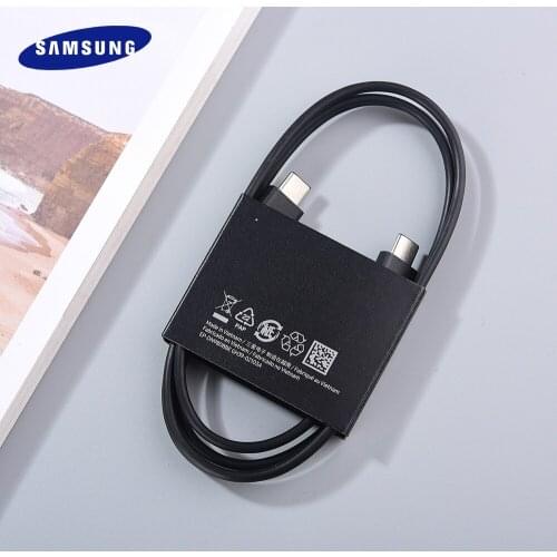 Original Samsung Type C To Type C USB Cable PD Fast Charging For Galaxy S21 Ultra S21+ S20 Plus S10 Note 20 10 A71 A51 A31 A90