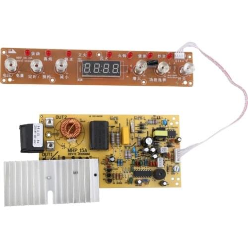 1500W 220V Circuit Board PCB with Coil Electromagnetic Heating Control Panel for Induction Cooker
