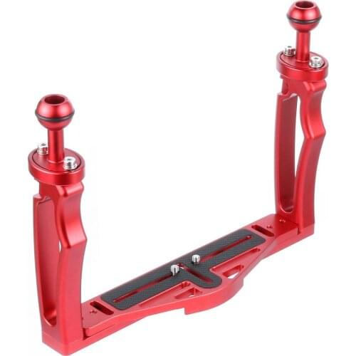 Diving tray arm for underwater camera housing fit for most camera housing diving shutter triggier float arm ball arm