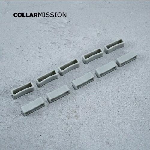 Handicraft general plastic rectangular holder for dog leash backpack belt accessories 25mm grey SK25SJ09