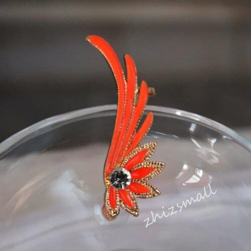 Wings Ear Cuff GLOW in the DARK diamante Wings Ear clip earrings Stud Earring Clip Earring Need ear piercing