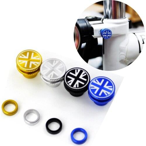 Ultralight M6 Bicycle Rear Shocks Nuts for Brompton Flag Nuts 4 Colors Bike Seatpost Nuts with 2mm Washer 2.0g